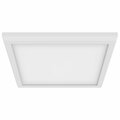 Nuvo Blink Pro 13W 9 in. LED Fixture - 3000K - Square Shape - White Finish - 120V/277V - 0-10V Dimming 62/1729